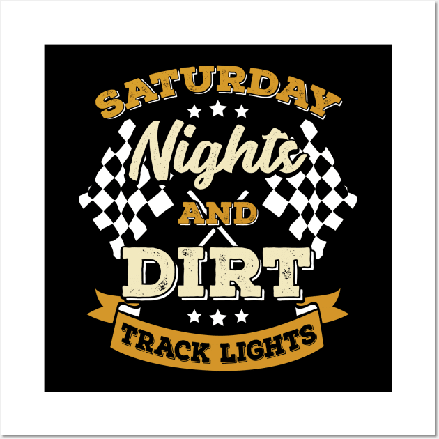 Saturday Nights And Dirt Track Lights Wall Art by Dolde08